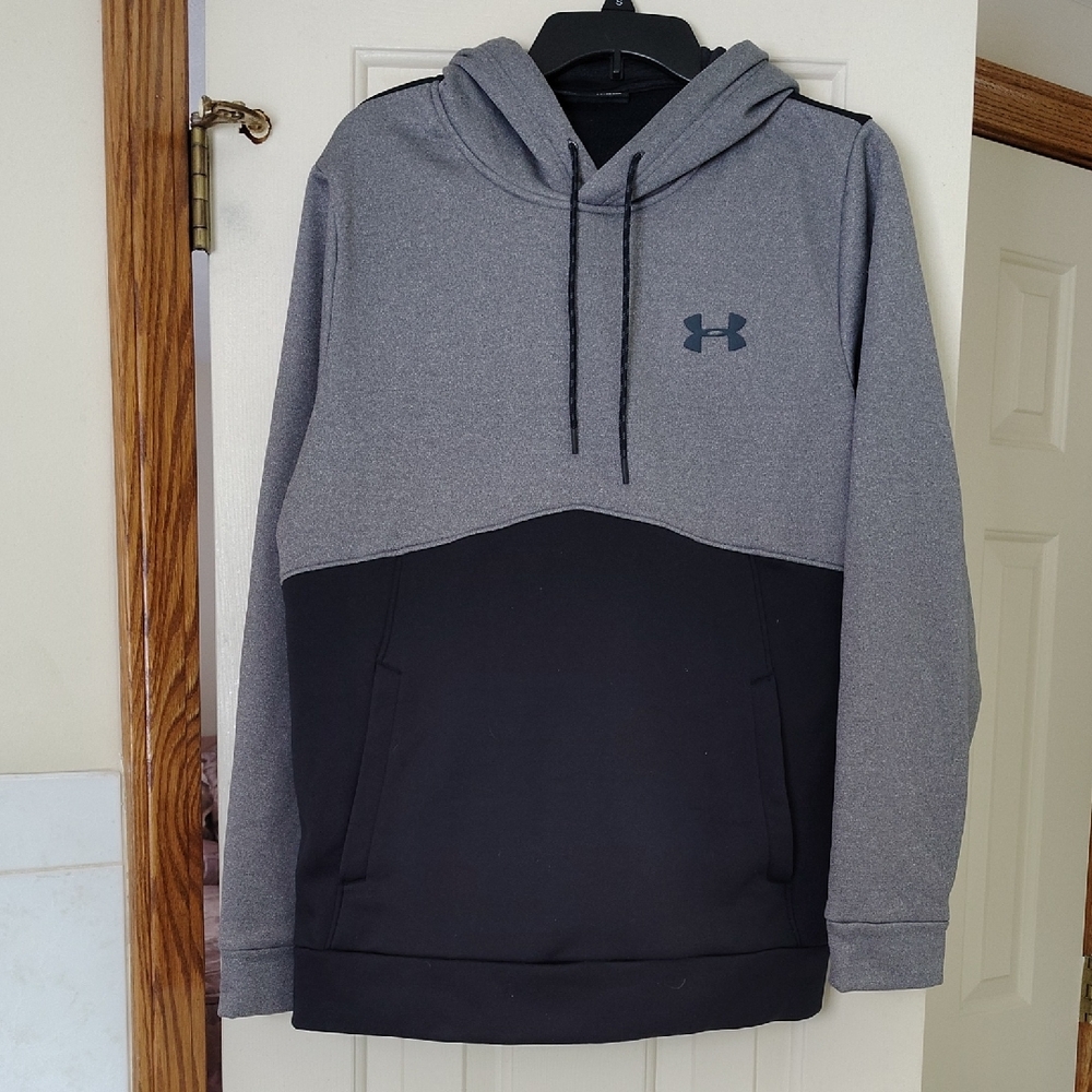 Under Armour Two-Tone Gray and Black Hoodie